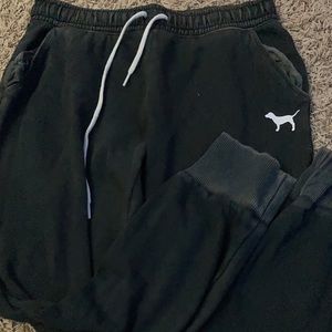 PINK black jogger sweatpants